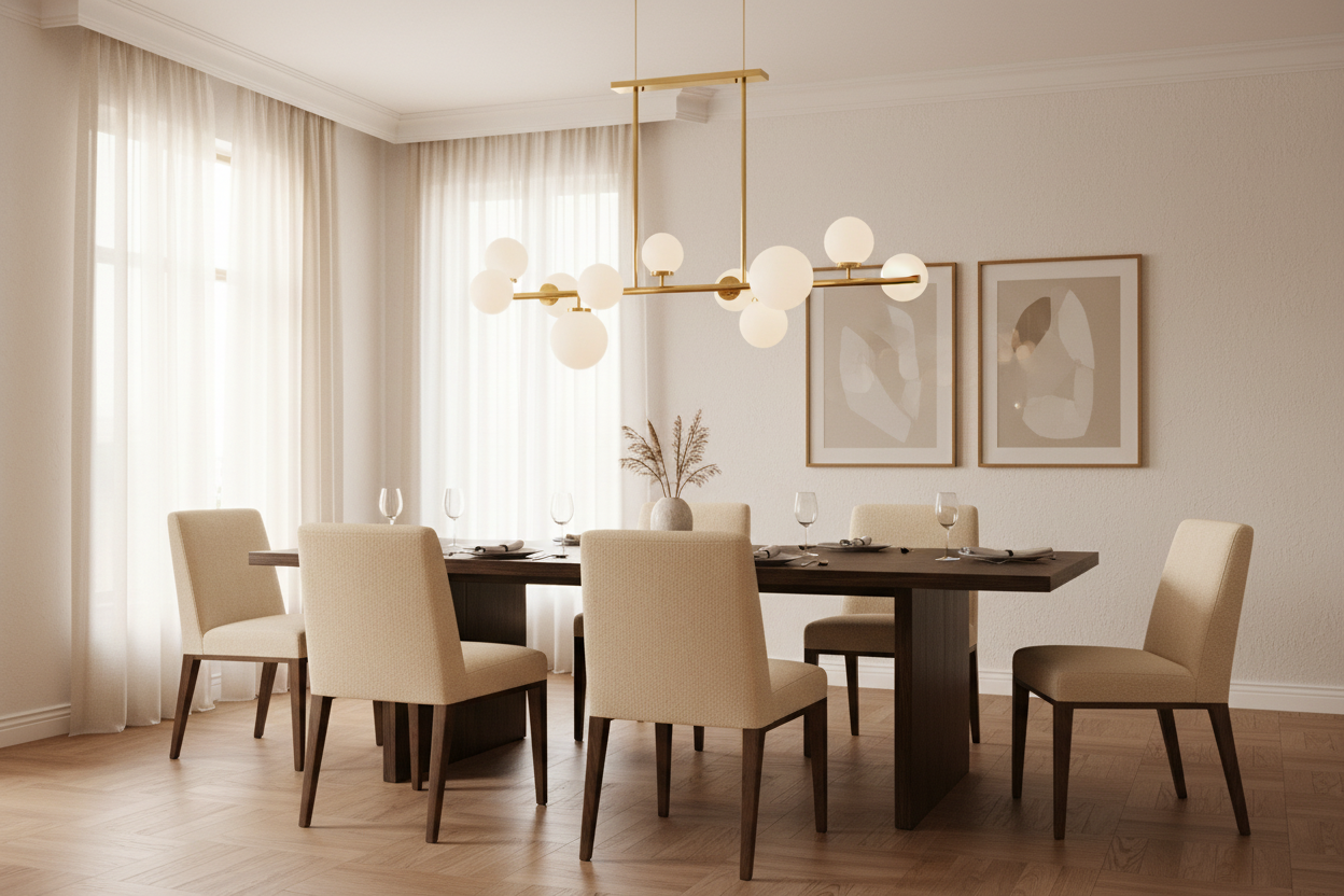 Lustre — Sala de Jantar Premium e Moderna